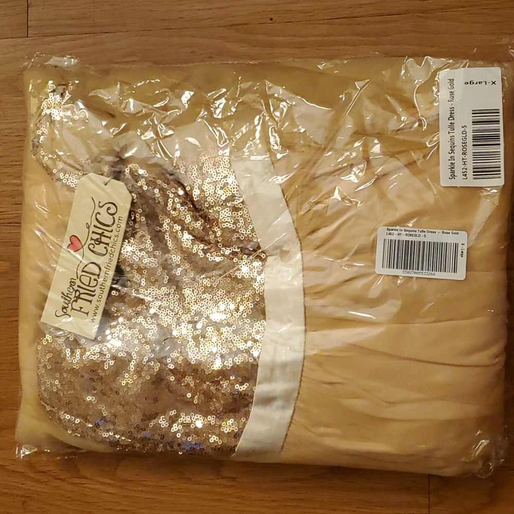 Sparkle in Sequins Tulle dress- Southern Fried Chics